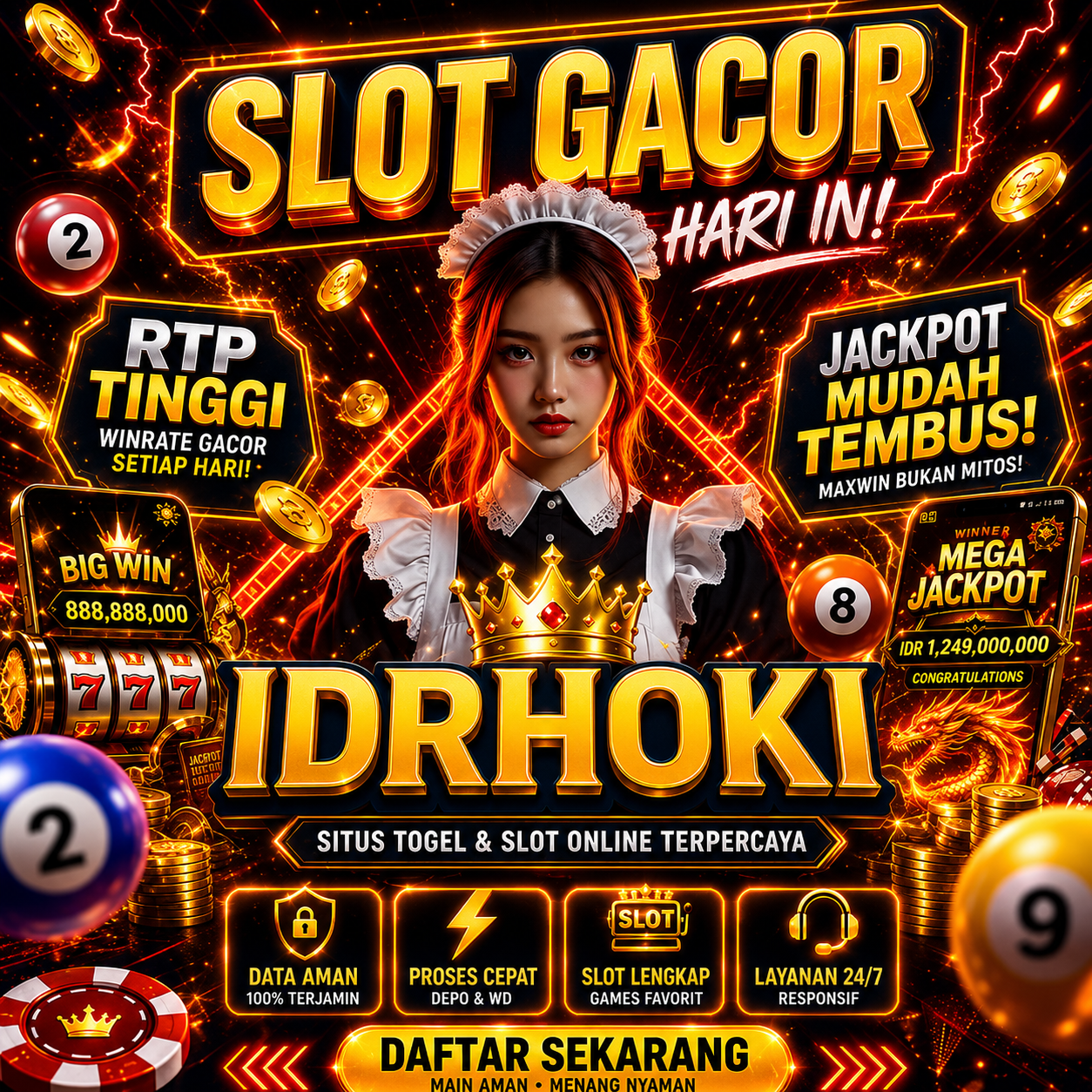 IDRHOKI: Situs Slot Gacor Resmi Terpercaya Dengan Akses Cepat dan Gampang Menang