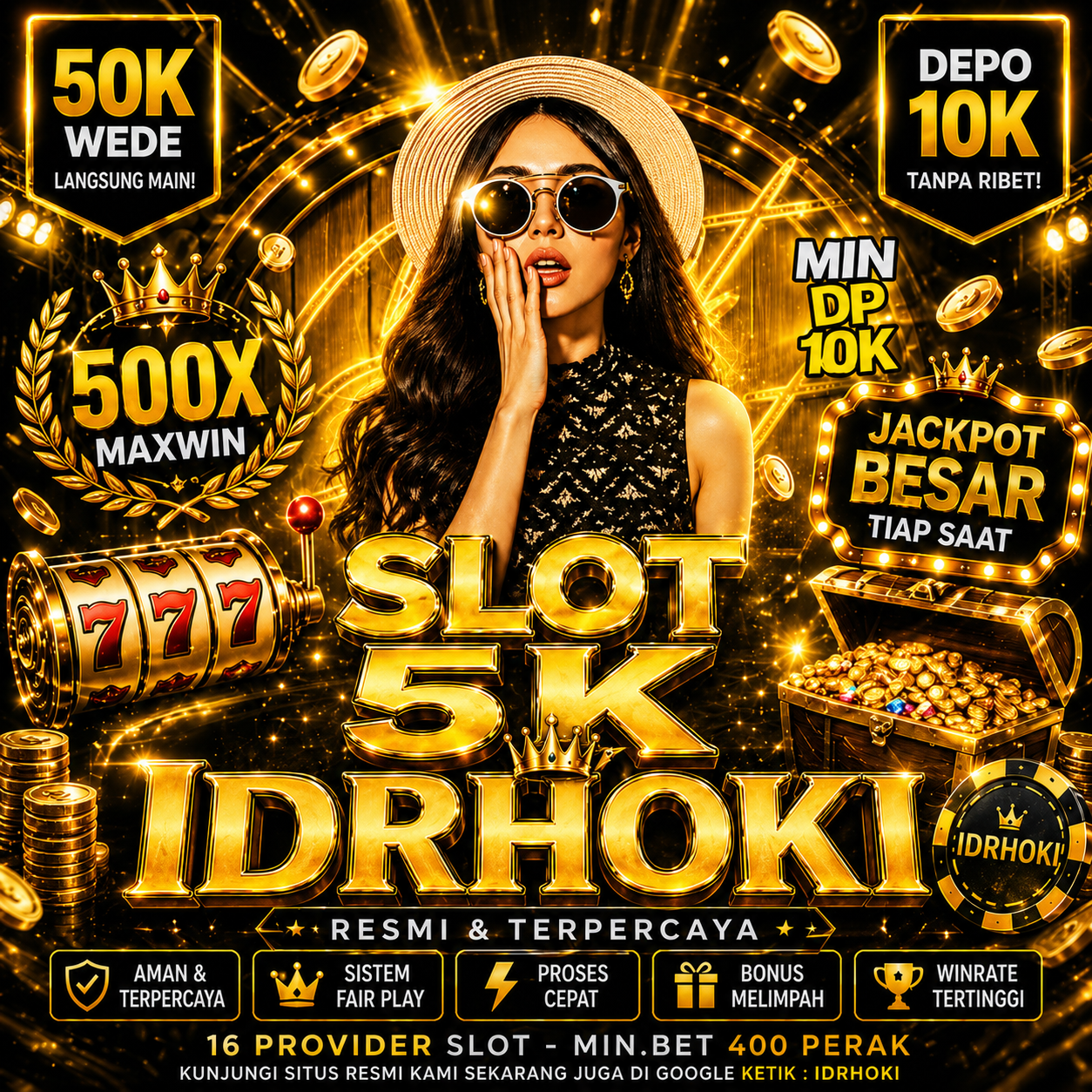 IDRHOKI: Situs Slot 5K Resmi Terpercaya Dengan Tampilan Premium dan Gampang Menang by Hey siriusly