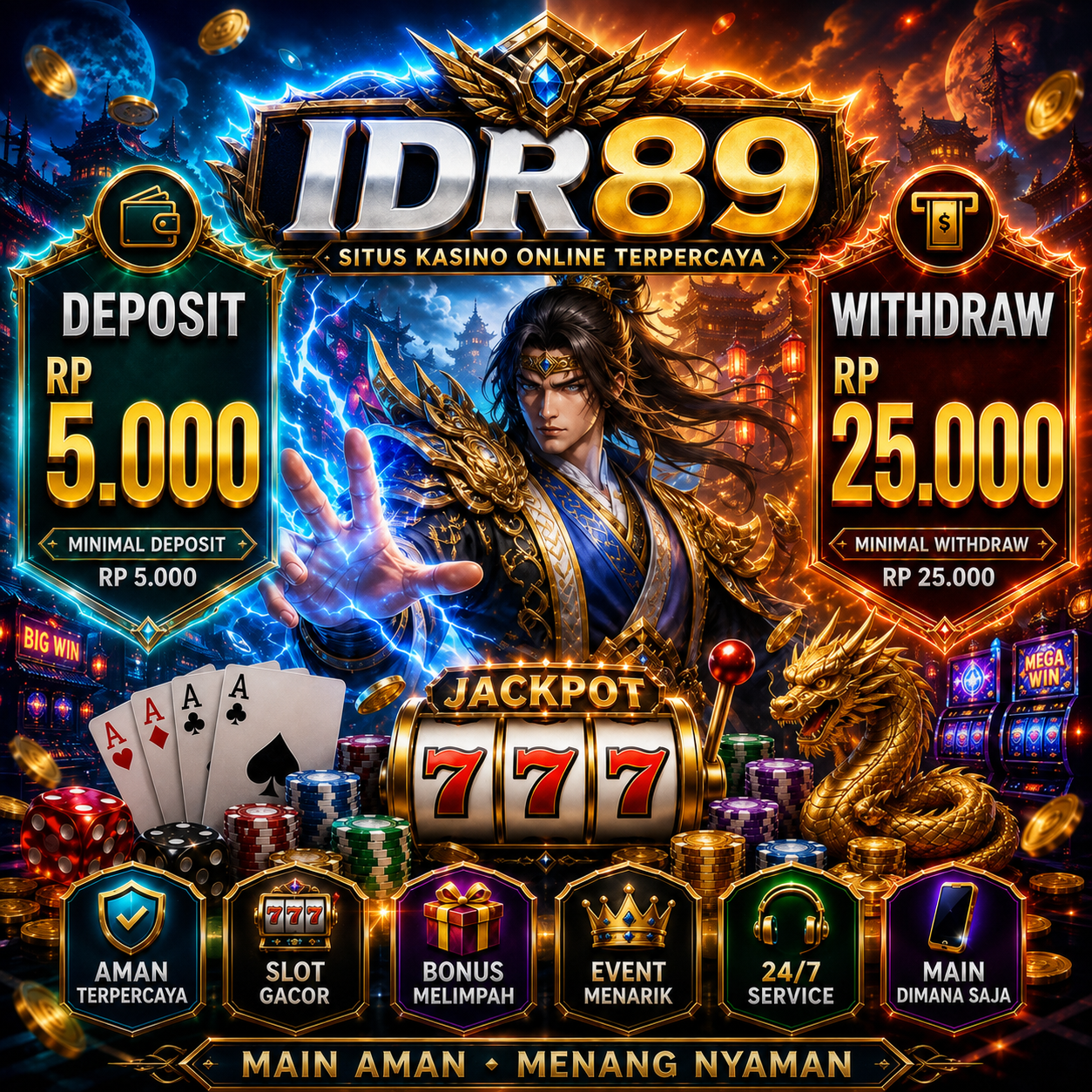 IDR89: Link Resmi Slot88 Gacor Terpercaya dengan Akses Cepat 24 Jam