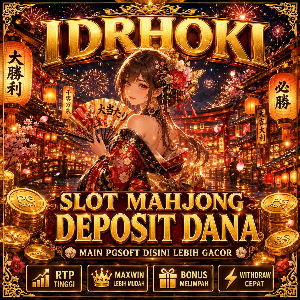 IDRHOKI: Nikmati Serunya Bermain Slot Mahjong PG Soft dengan Deposit Dana 5000