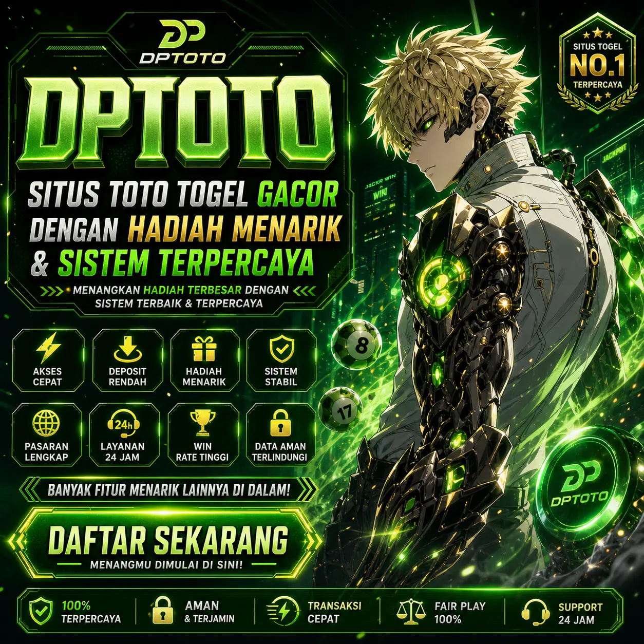 DPTOTO - Situs Toto Togel Gacor Dengan Hadiah Menarik & Sistem Terpercaya