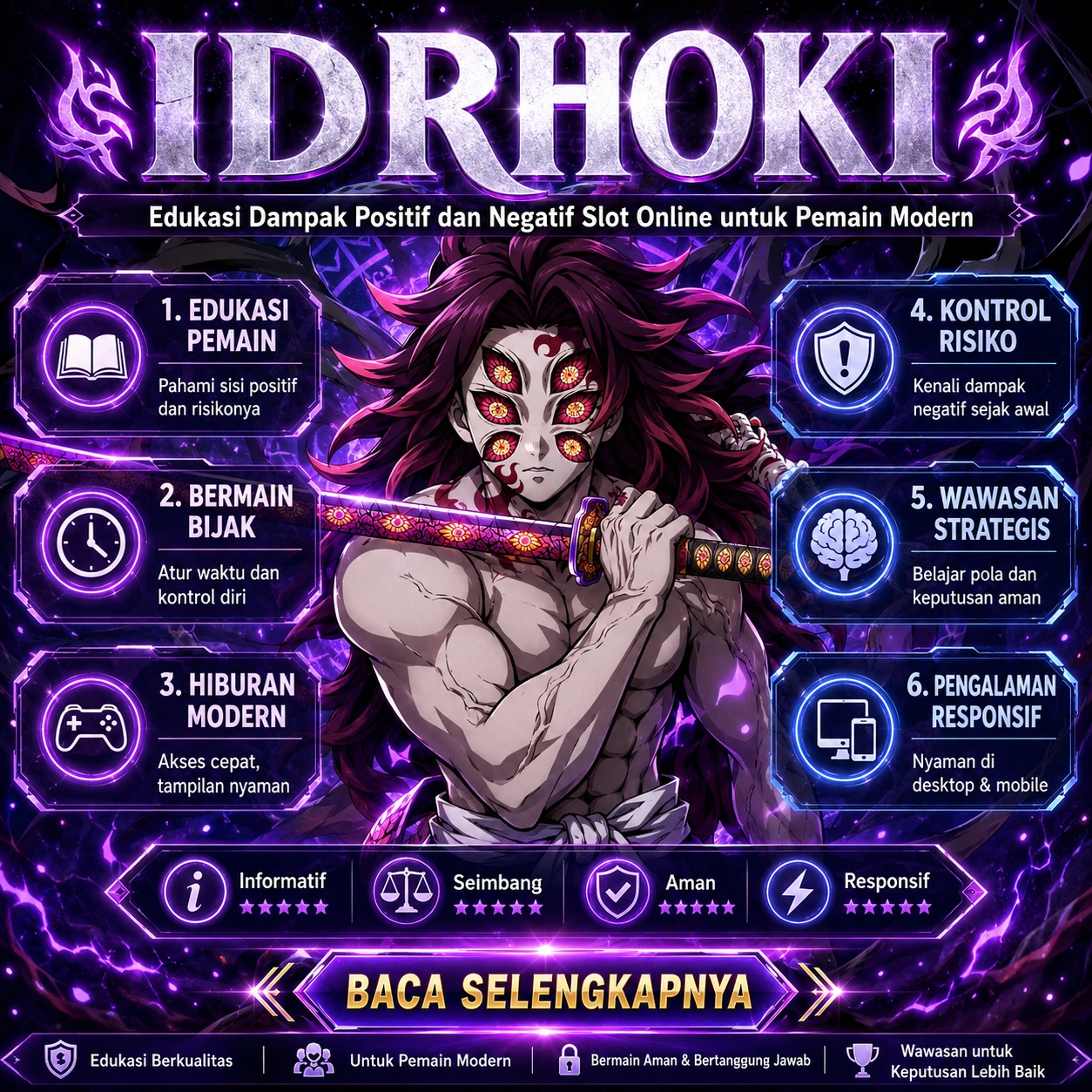 IDRHOKI | Edukasi Dampak Positif dan Negatif Slot Online untuk Pemain Modern by Hey siriusly