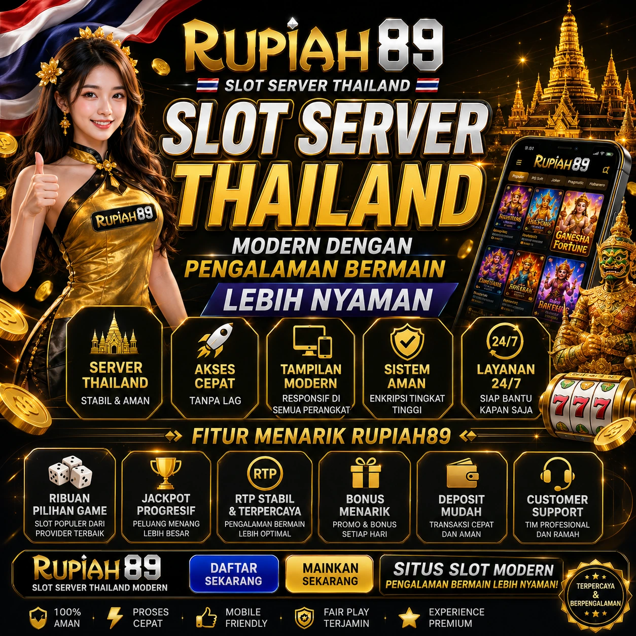 RUPIAH89 | Slot Server Thailand Modern dengan Pengalaman Bermain Lebih Nyaman