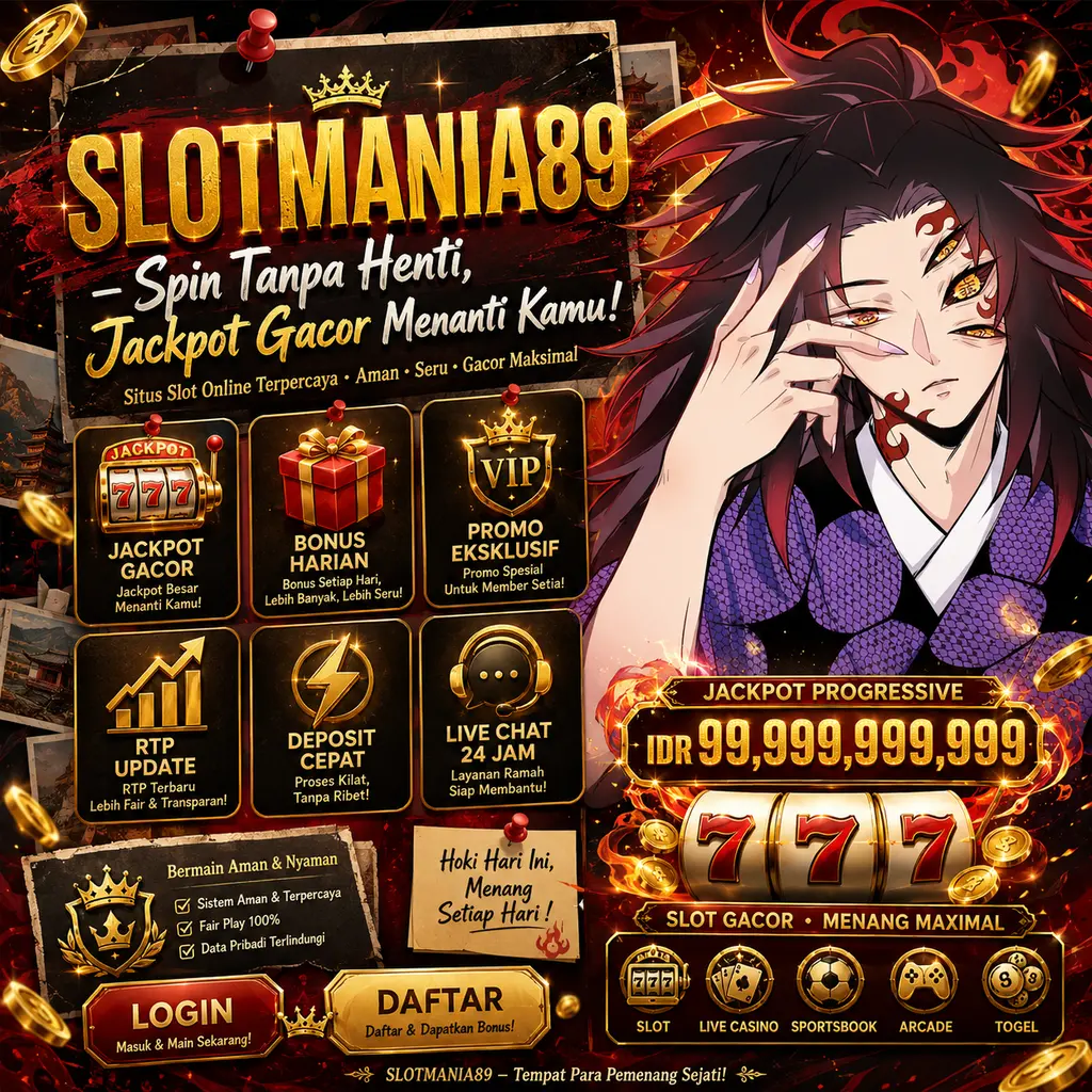Banner Slotmania89 – Spin Gacor Jackpot Menanti Kamu
