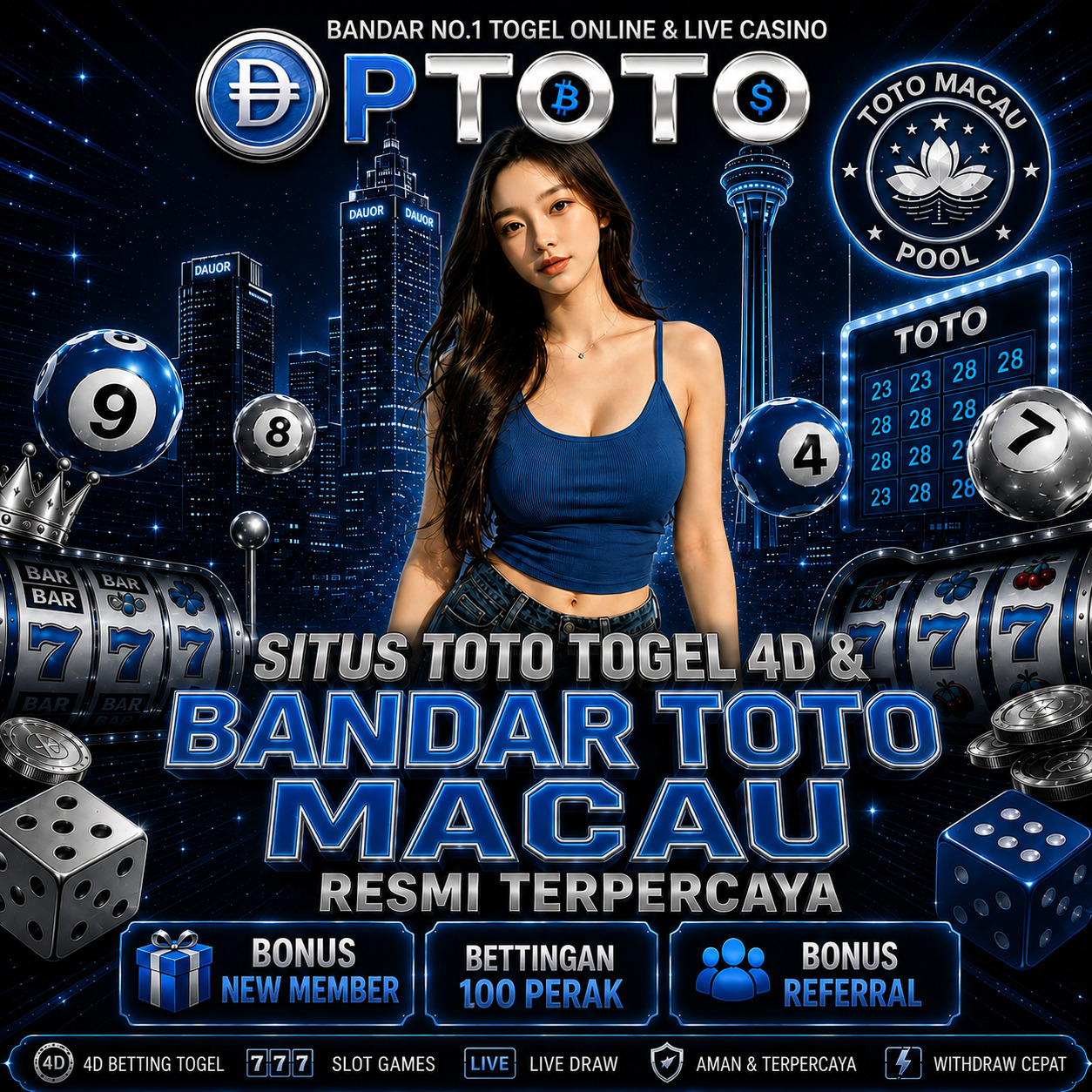 Thumbnail 1 of 3, Poster, DPTOTO: Login Praktis Tanpa Hambatan melalui Link Alternatif yang Stabil dan Responsif designed and sold by DPTOTO.
