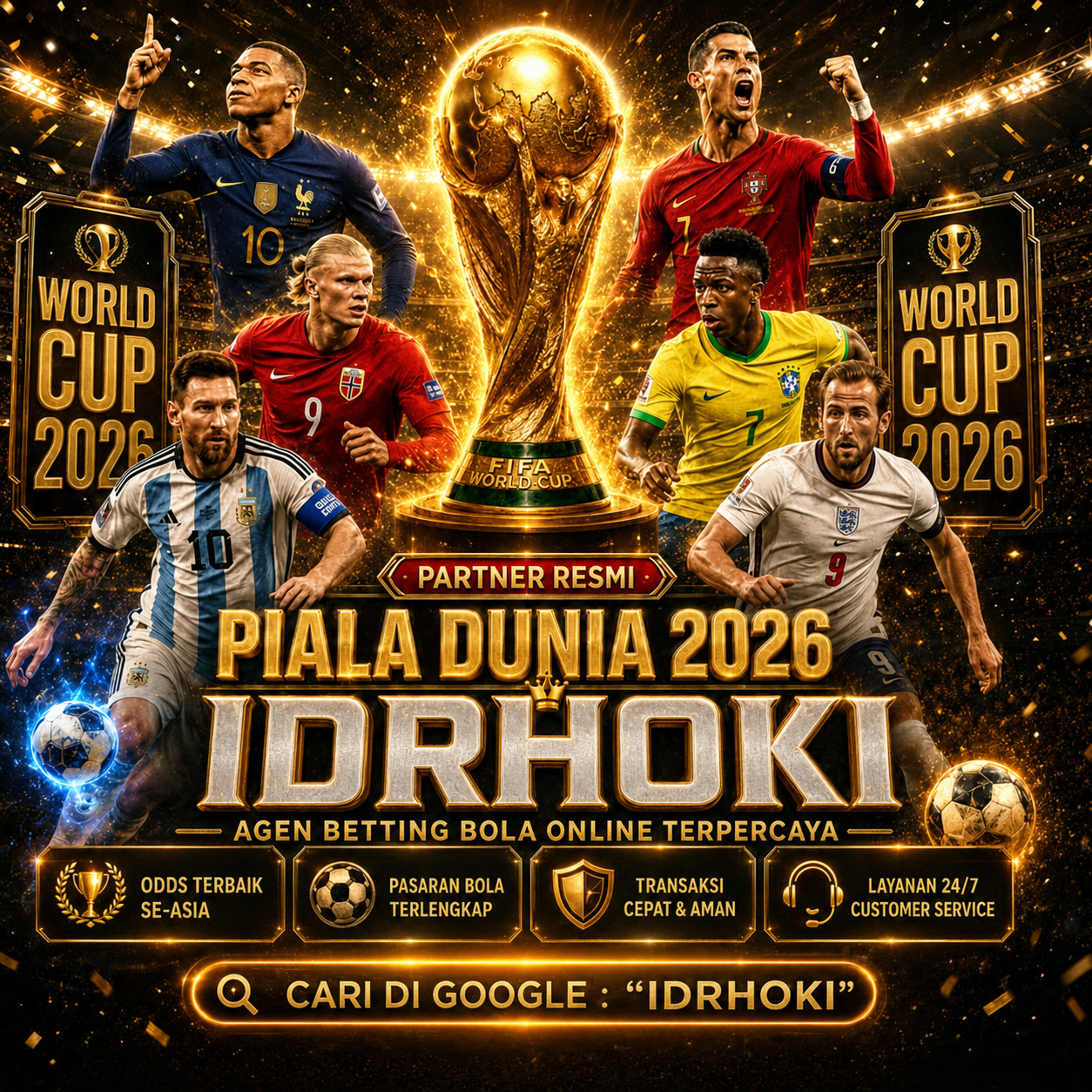 IDRHOKI ⚽️ Semarak Piala Dunia Bareng IDRHOKI, Tebak Skor & Dukung Negara Favoritmu by Hey siriusly