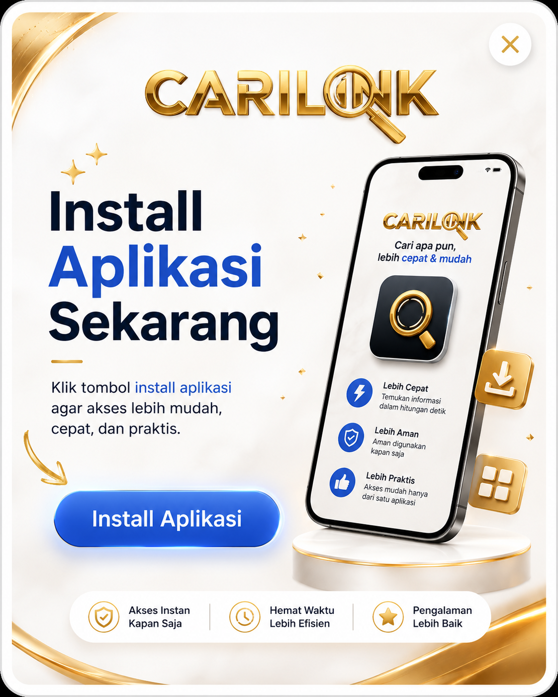 Install Aplikasi CARILINK